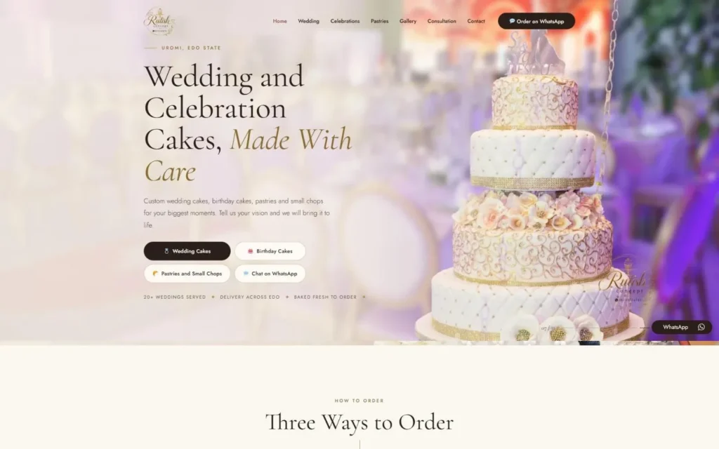 Rutish Concept website